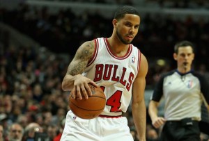 DJ Augustin con la casacca dei Chicago Bulls.