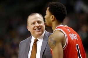 Coach Thibodeau assieme a Derrick