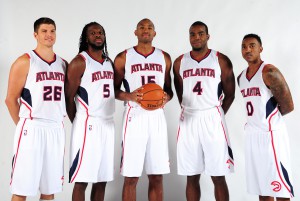 Il quintetto della stagione NBA 2014/15 degli Atlanta Hawks.