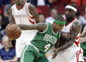 Ty Lawson a duello con Isaiah Thomas.