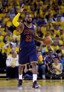 LeBron James alla Oracle Arena