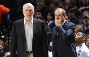 Messina accanto a Popovich