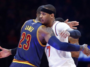 LeBron James e Carmelo Anthony