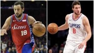 Un 2017/18 dolce per Marco Belinelli (a sinistra) e amaro per Danilo Gallinari