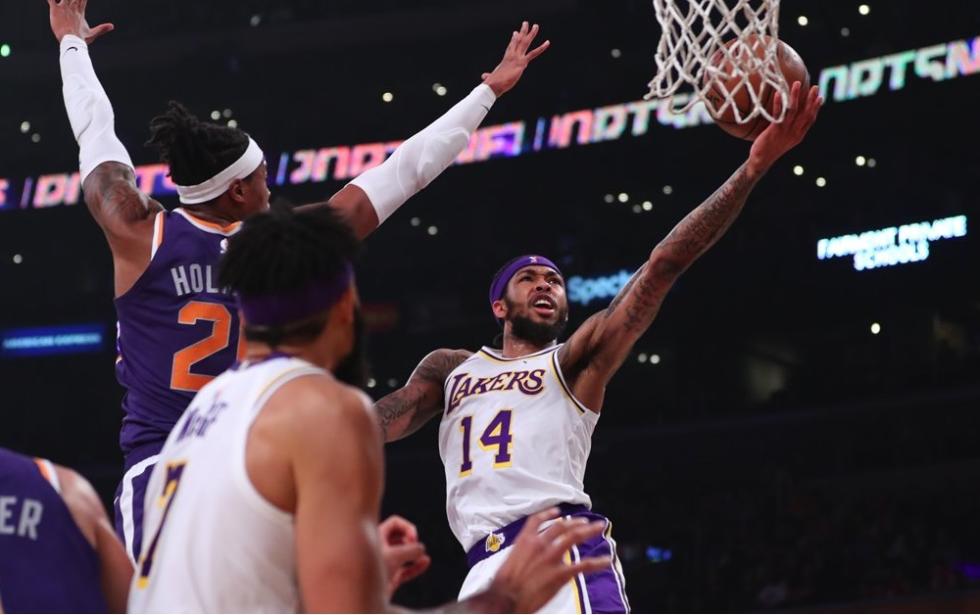 Brandon Ingram, Los Angeles Lakers vs Phoenix Suns at Staples Center