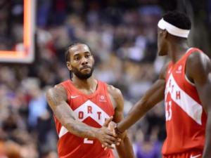 Kawhi Leonard (a sinistra) e Pascal Siakam, uomini chiave per il 2018/19 dei Raptors