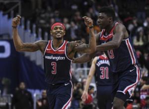 Bradley Beal (#3) e Thomas Bryant (#13), tra le poche note liete dei 2018/19 degli Wizards