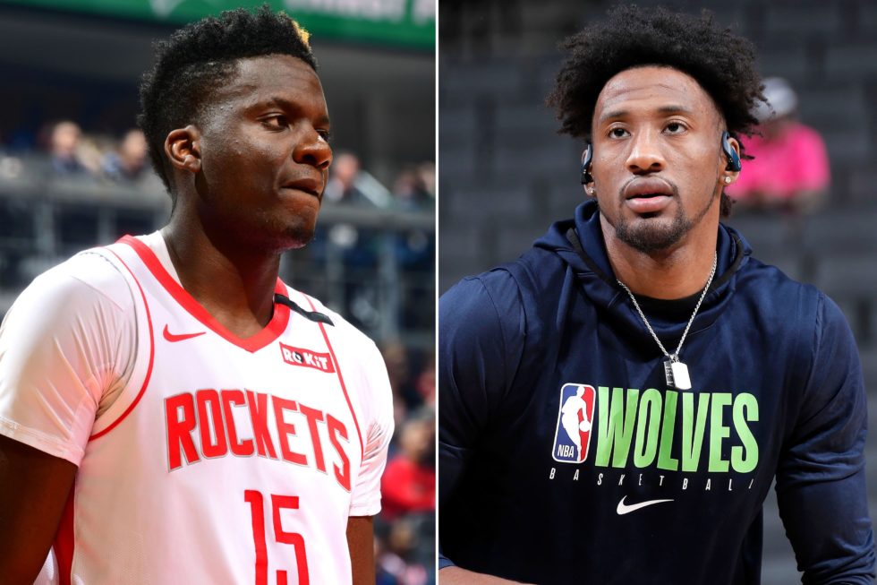 Clint Capela (a sinistra) e Robert Covington, protagonisti di una trade a più squadre