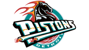 Il logo usato dai Detroit Pistons dal 1996 al 2001